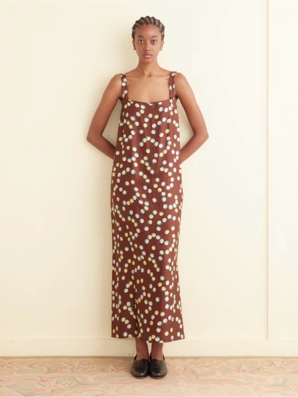 Bode Bubble Dot Maxi Dress